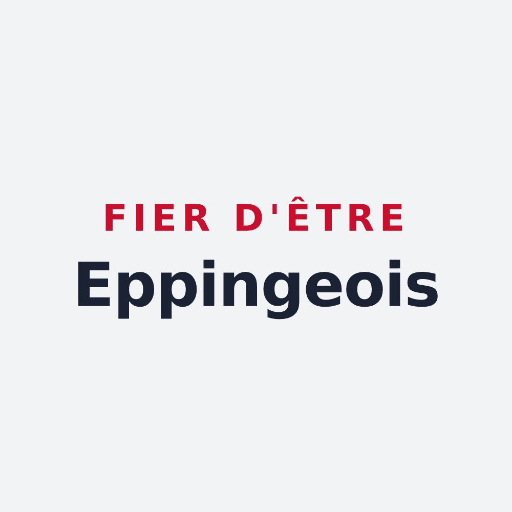 Poster « Fier d'être Eppingeois » — design pour Epping