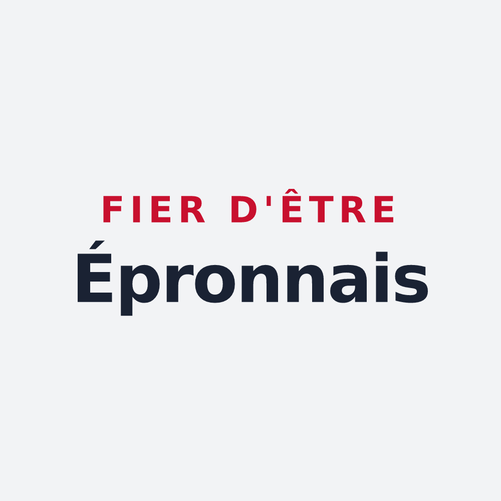 Poster « Fier d'être Épronnais » — design pour Épron