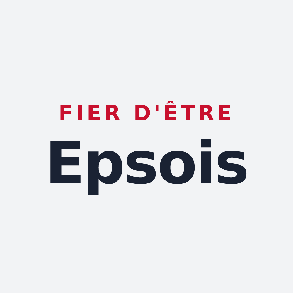 Poster « Fier d'être Epsois » — design pour Eps