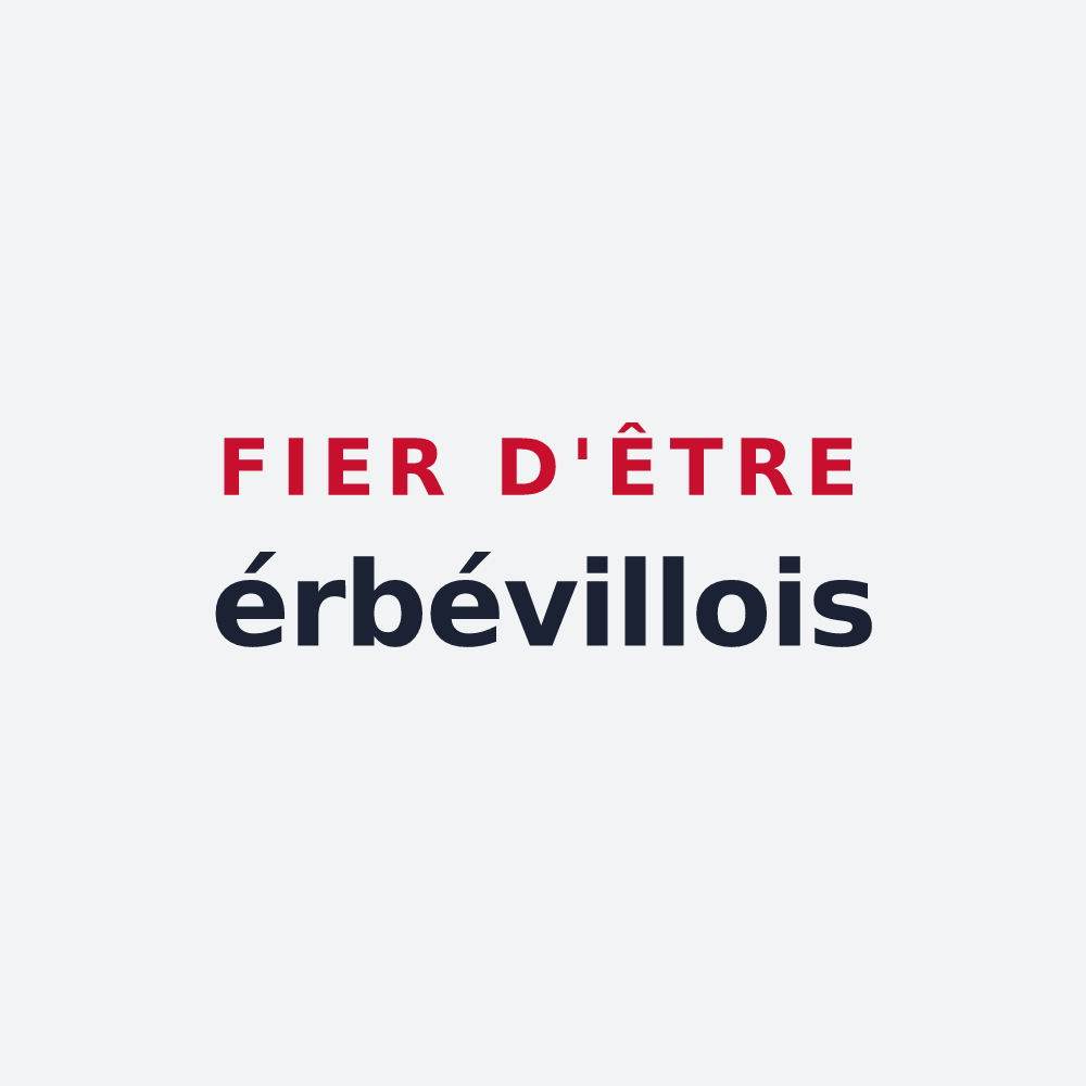 Poster « Fier d'être érbévillois » — design pour Erbéviller-sur-Amezule
