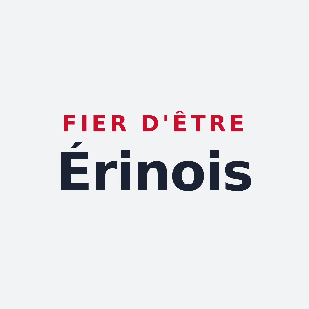 Poster « Fier d'être Érinois » — design pour Érin
