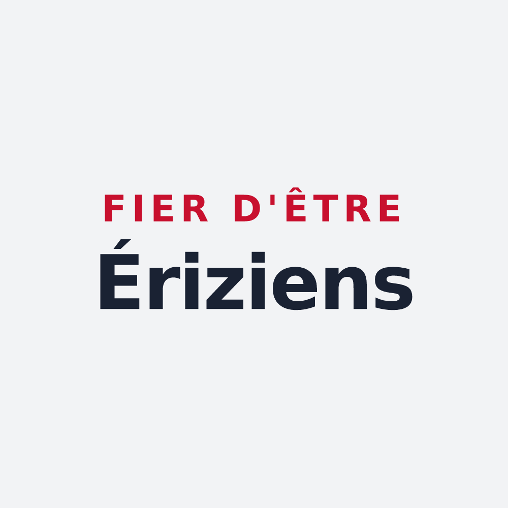 Poster « Fier d'être Ériziens » — design pour Érize-Saint-Dizier