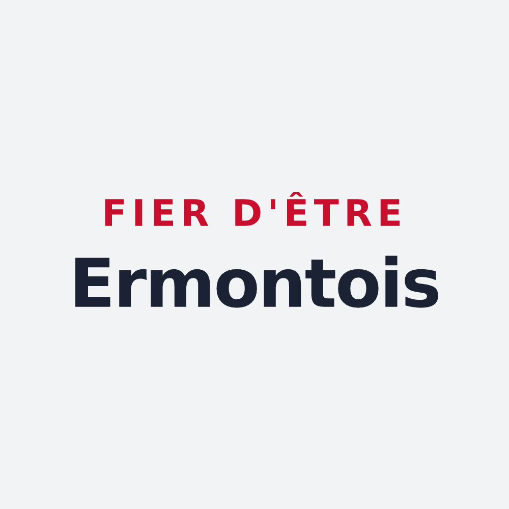 Poster « Fier d'être Ermontois » — design pour Ermont