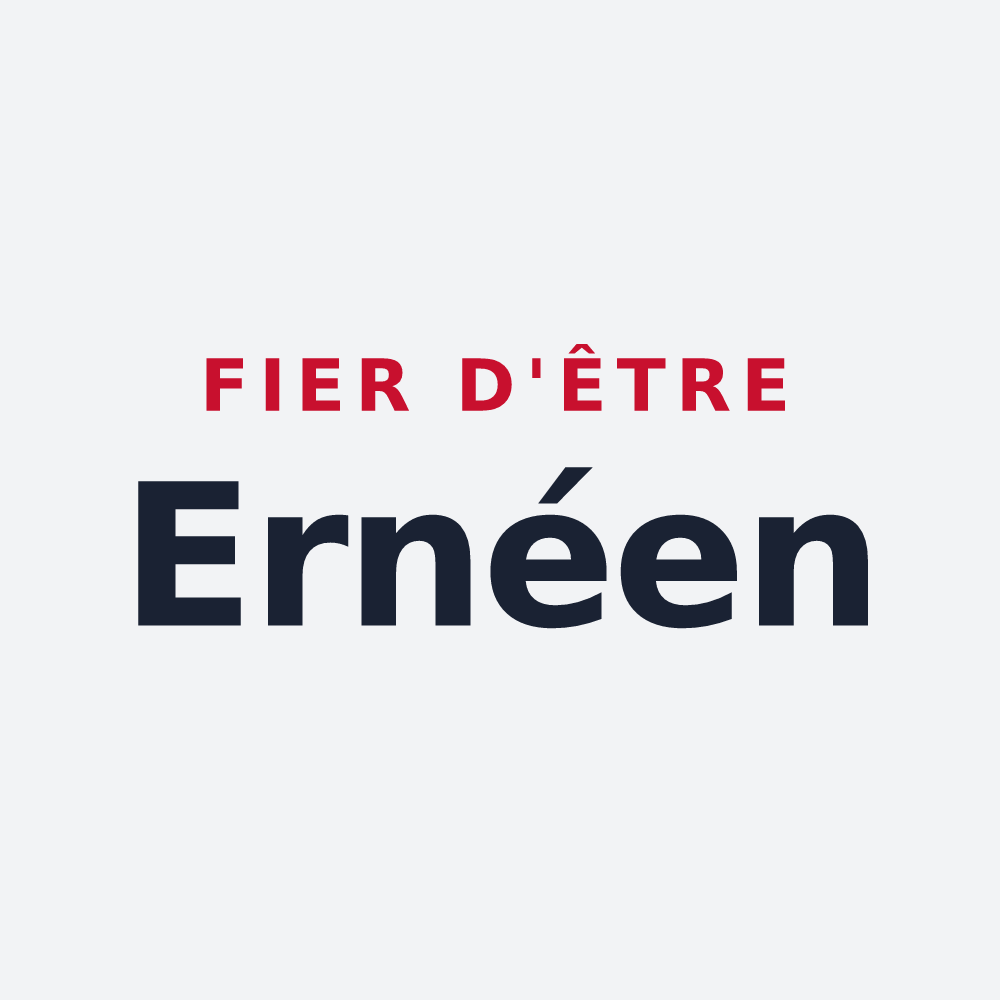 Poster « Fier d'être Ernéen » — design pour Ernée