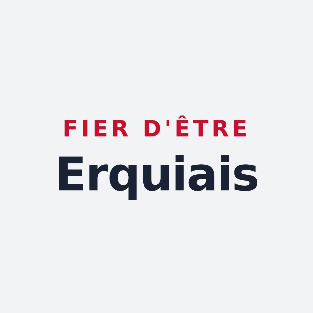 Poster « Fier d'être Erquiais » — design pour Erquy