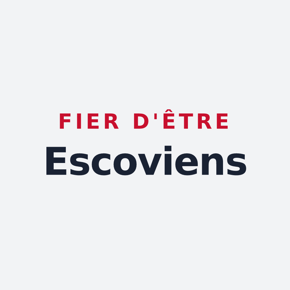 Poster « Fier d'être Escoviens » — design pour Eschau