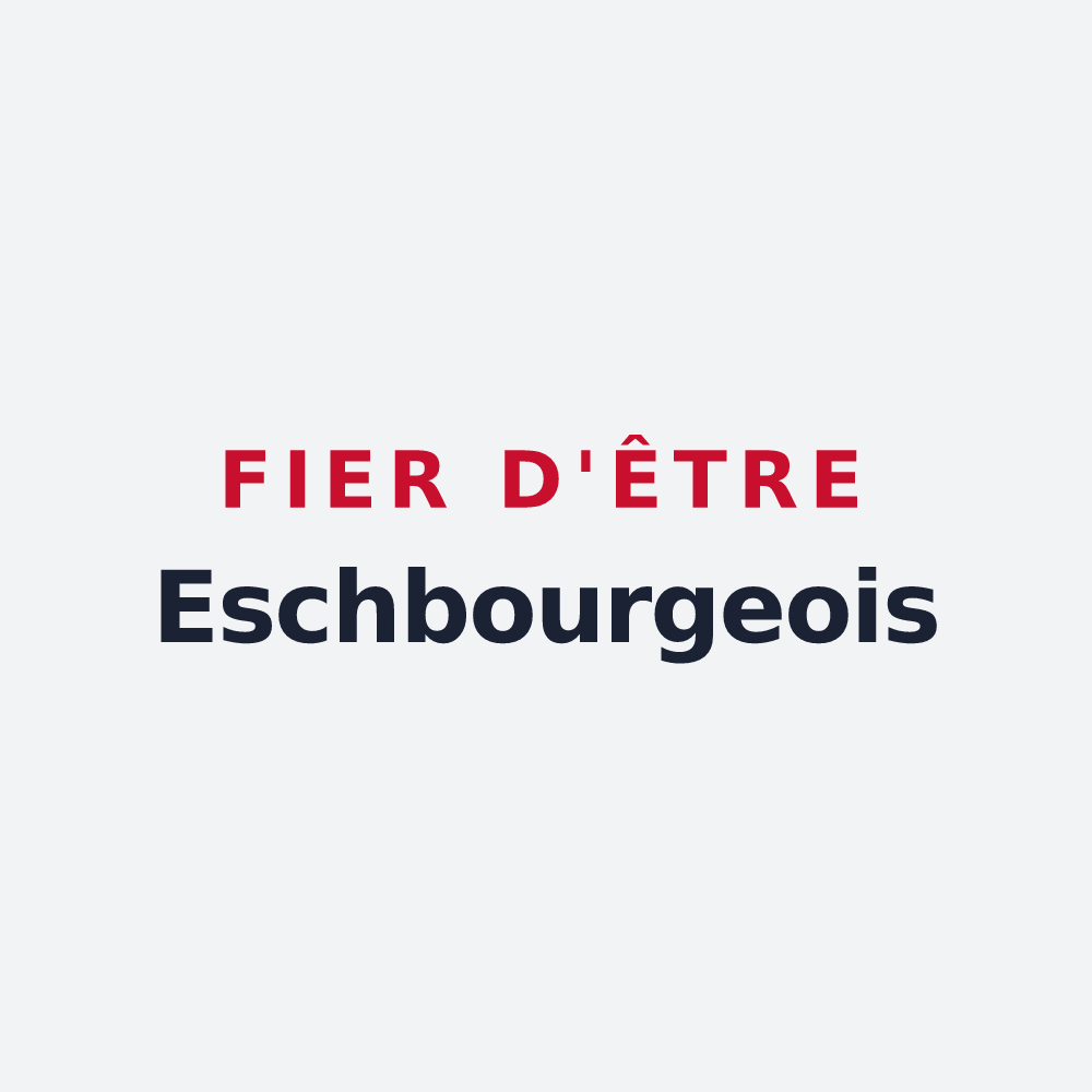 Poster « Fier d'être Eschbourgeois » — design pour Eschbourg