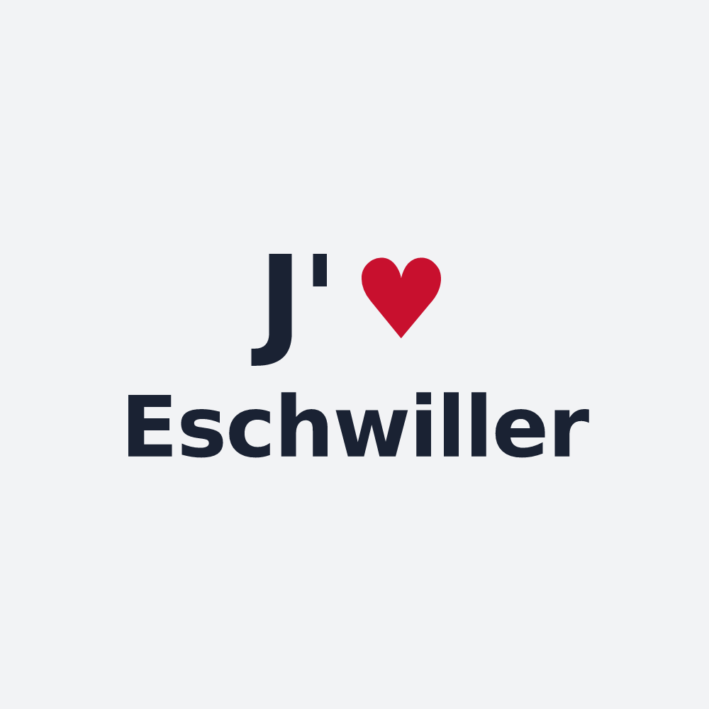 Poster personnalisé Eschwiller — design J'aime Eschwiller
