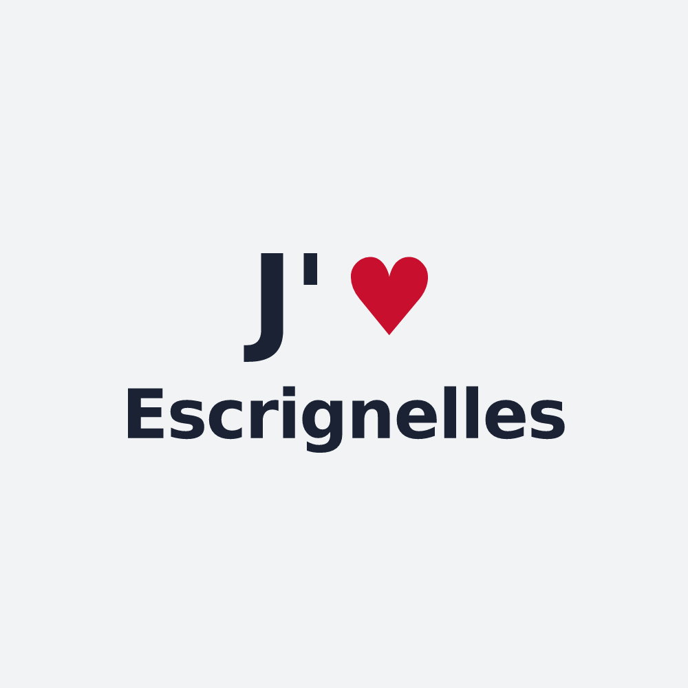 Poster personnalisé Escrignelles — design J'aime Escrignelles