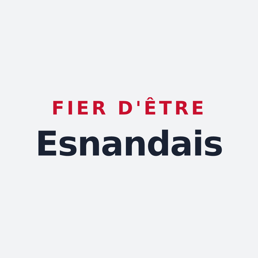 Poster « Fier d'être Esnandais » — design pour Esnandes