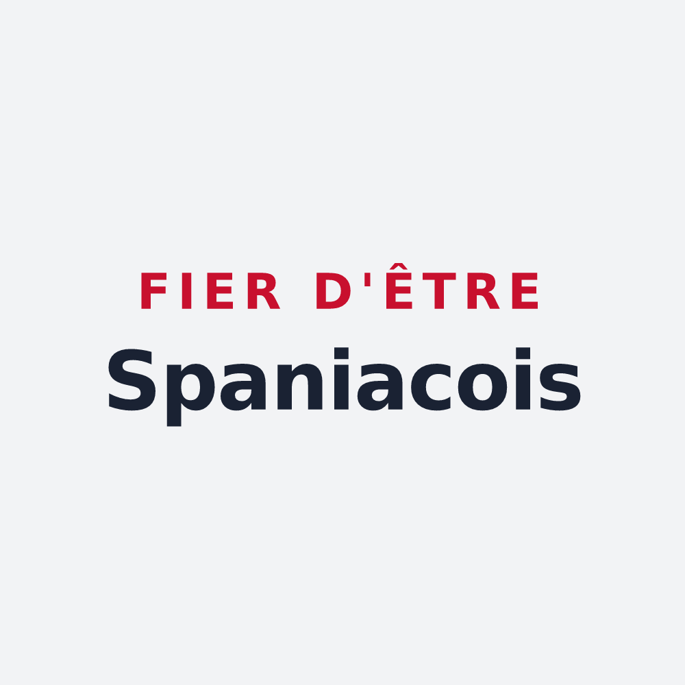 Poster « Fier d'être Spaniacois » — design pour Espagnac