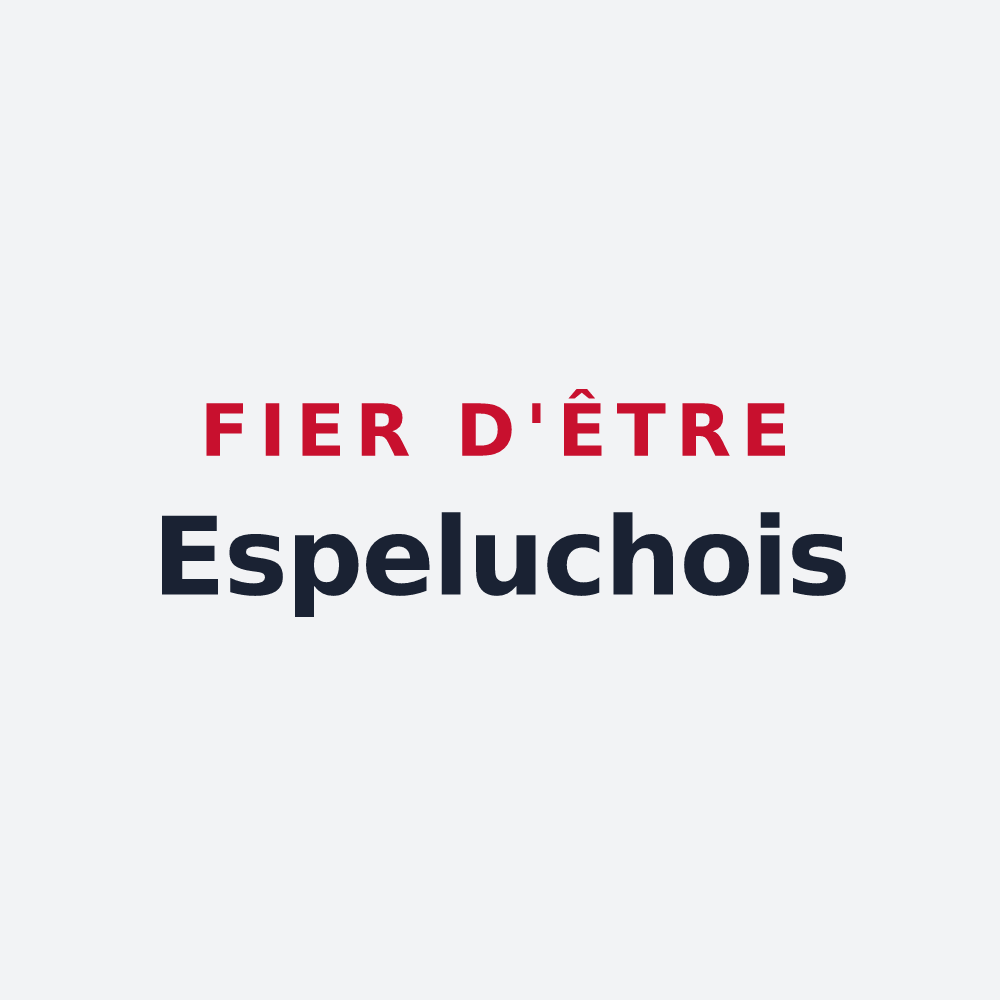 Poster « Fier d'être Espeluchois » — design pour Espeluche