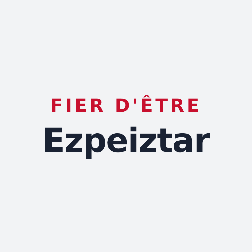 Poster « Fier d'être Ezpeiztar » — design pour Espès-Undurein