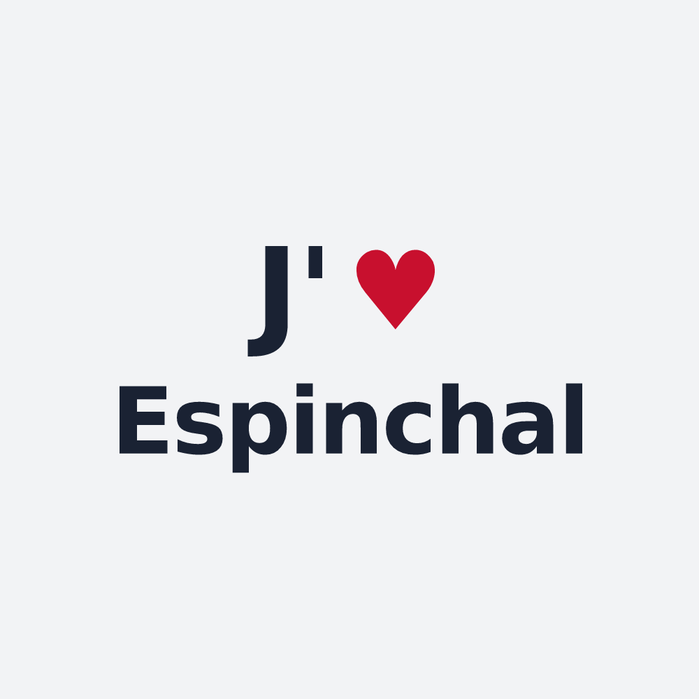 Poster personnalisé Espinchal — design J'aime Espinchal