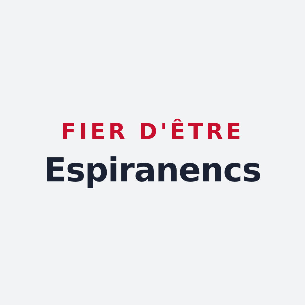 Poster « Fier d'être Espiranencs » — design pour Espira-de-l'Agly