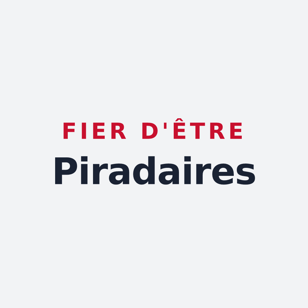 Poster « Fier d'être Piradaires » — design pour Espirat
