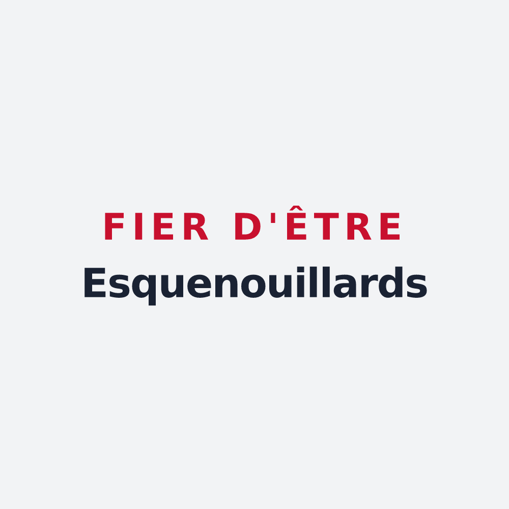 Poster « Fier d'être Esquenouillards » — design pour Esquennoy