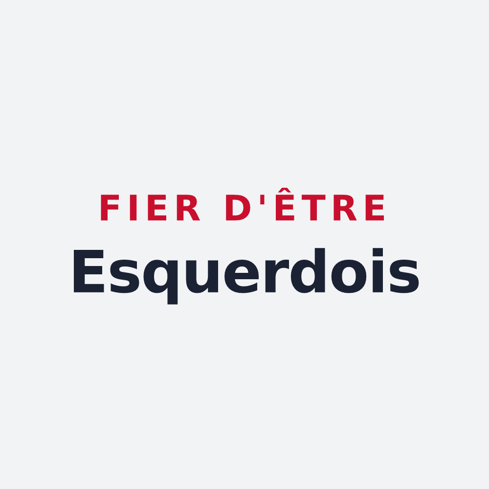 Poster « Fier d'être Esquerdois » — design pour Esquerdes