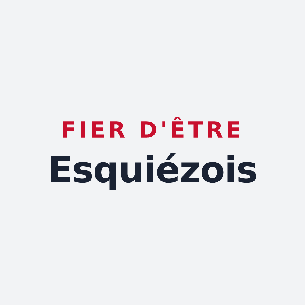 Poster « Fier d'être Esquiézois » — design pour Esquièze-Sère