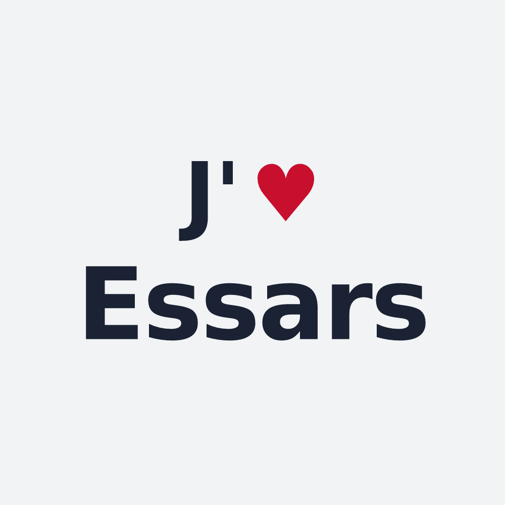 Poster personnalisé Essars — design J'aime Essars