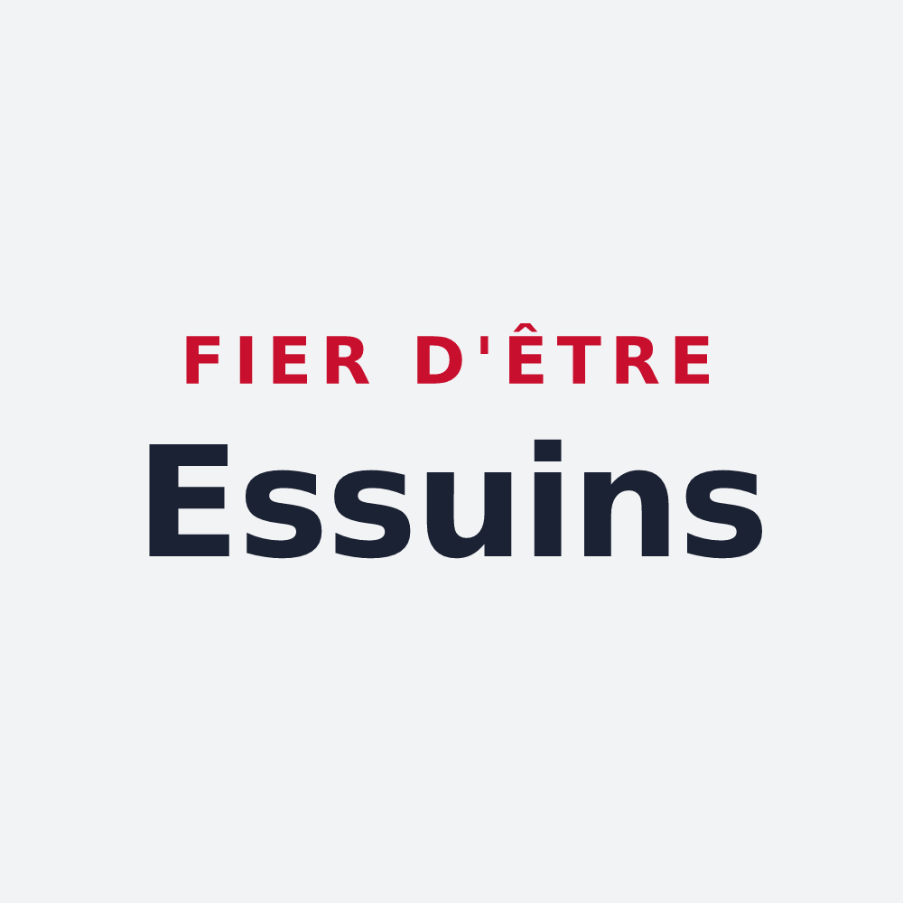 Poster « Fier d'être Essuins » — design pour Essay