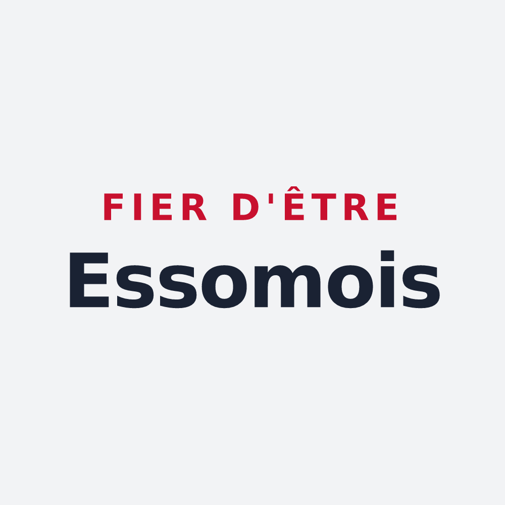 Poster « Fier d'être Essomois » — design pour Essômes-sur-Marne