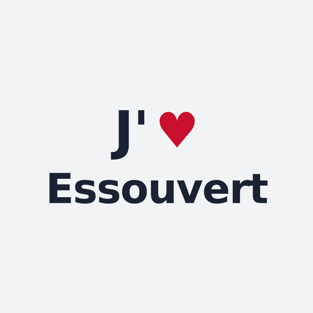 Poster personnalisé Essouvert — design J'aime Essouvert