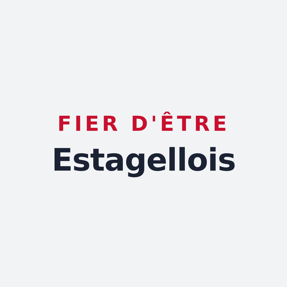 Poster « Fier d'être Estagellois » — design pour Estagel