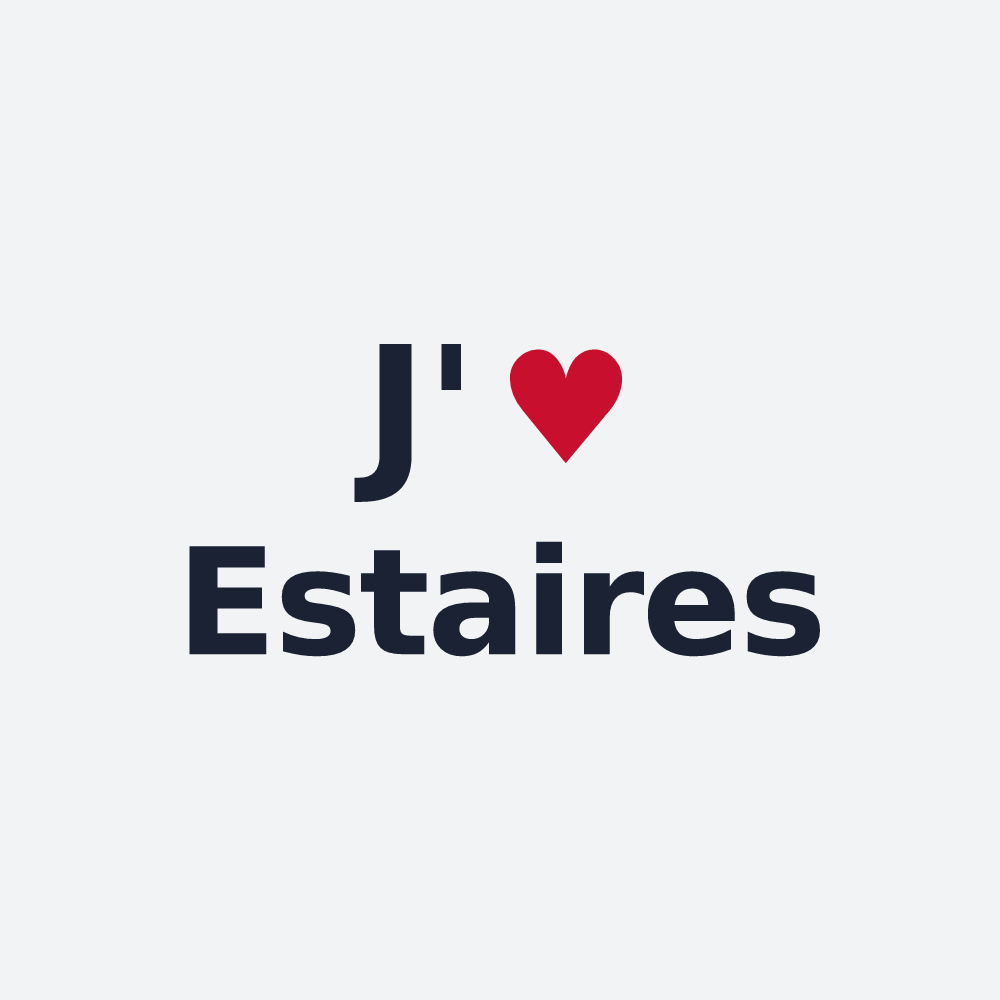 Poster personnalisé Estaires — design J'aime Estaires