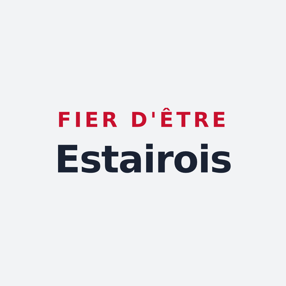 Poster « Fier d'être Estairois » — design pour Estaires