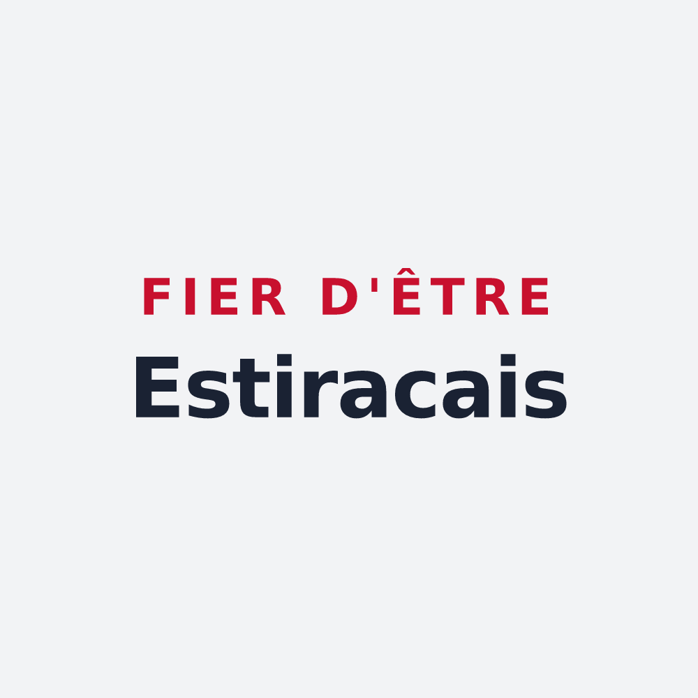 Poster « Fier d'être Estiracais » — design pour Estirac