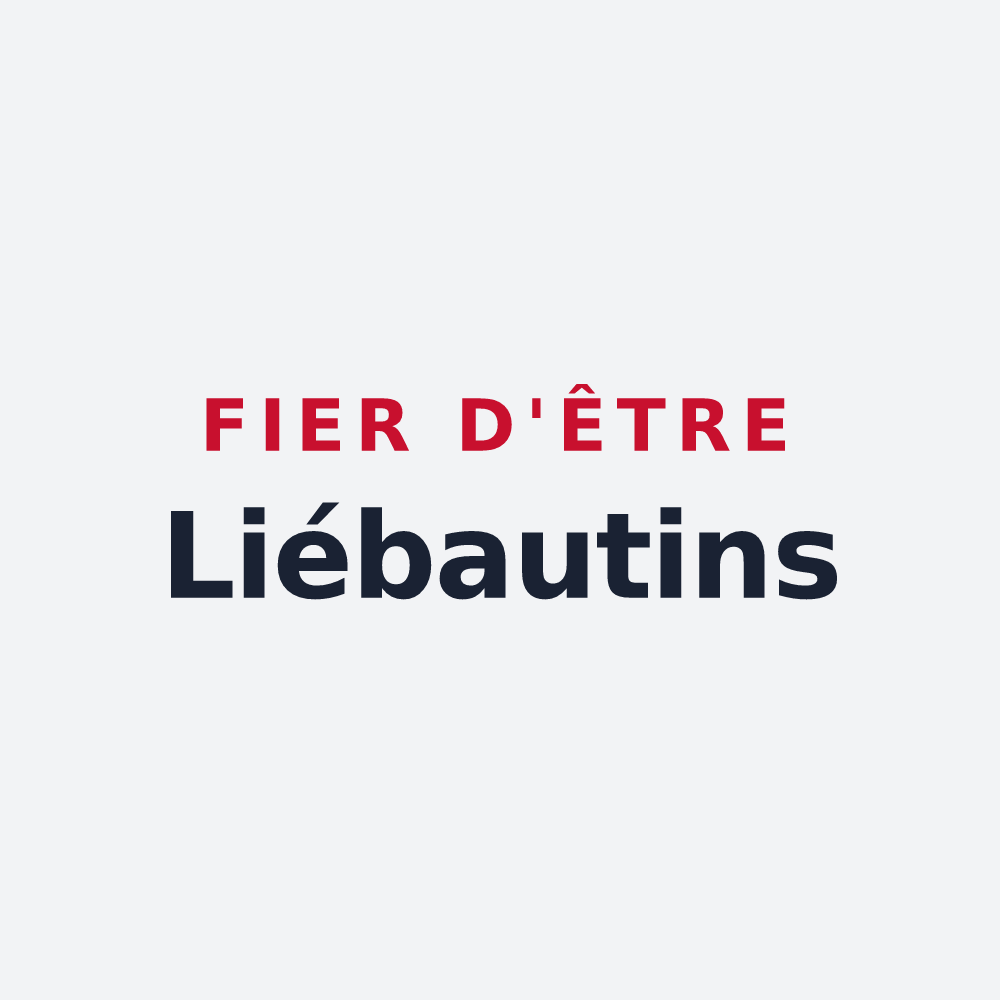Poster « Fier d'être Liébautins » — design pour Estissac