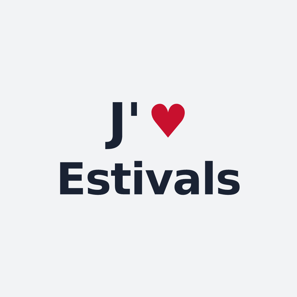 Poster personnalisé Estivals — design J'aime Estivals