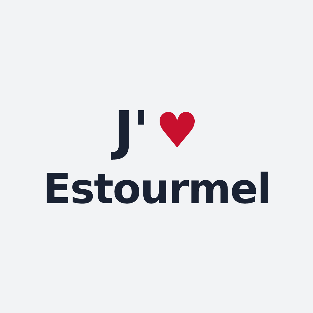 Poster personnalisé Estourmel — design J'aime Estourmel