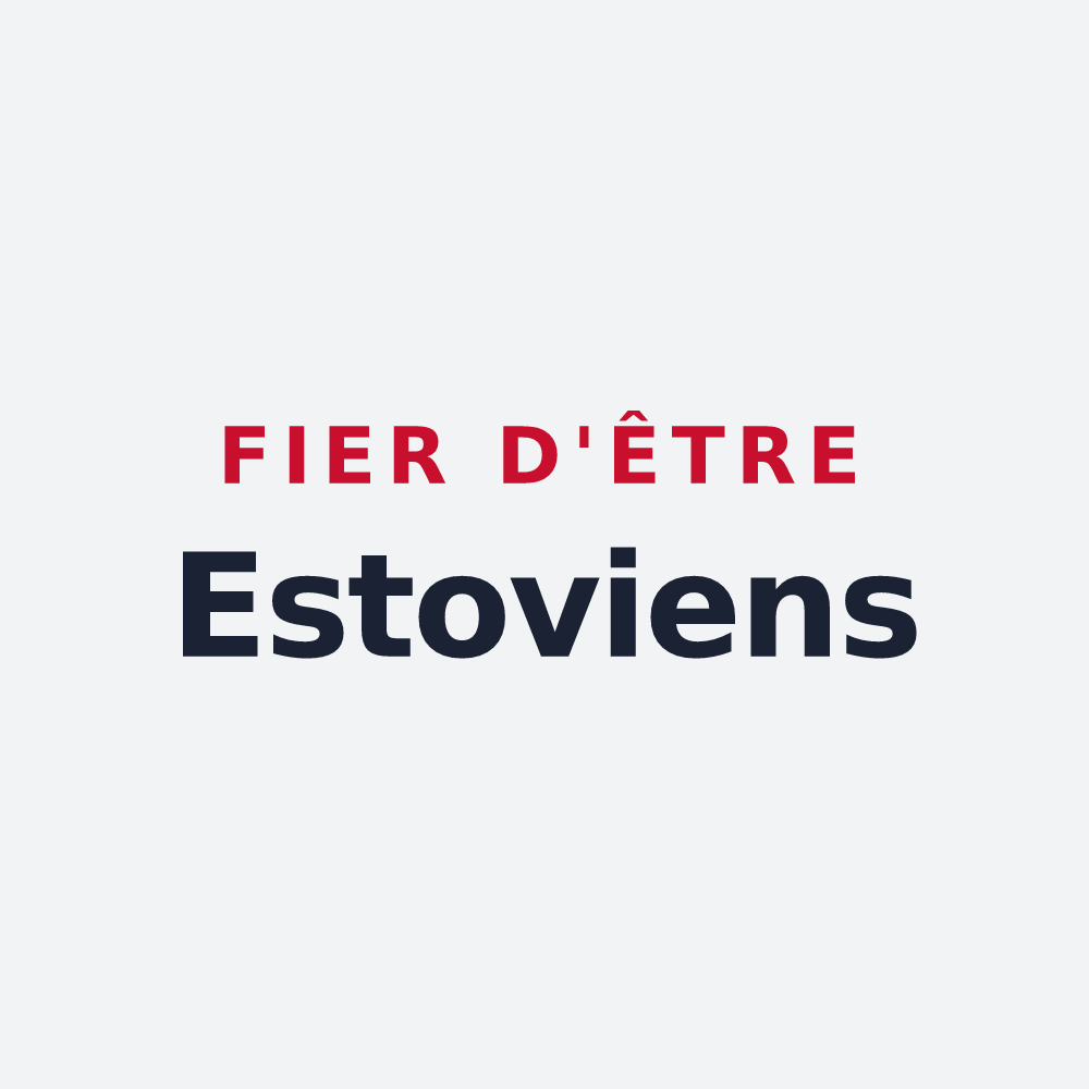 Poster « Fier d'être Estoviens » — design pour Estouy