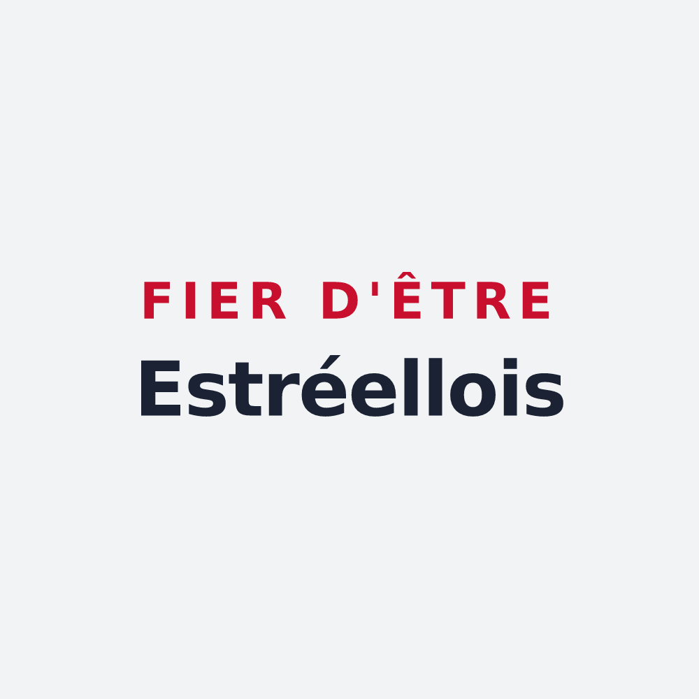 Poster « Fier d'être Estréellois » — design pour Estréelles