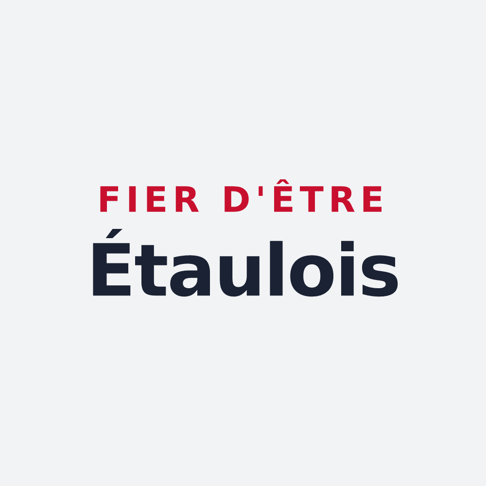 Poster « Fier d'être Étaulois » — design pour Étauliers