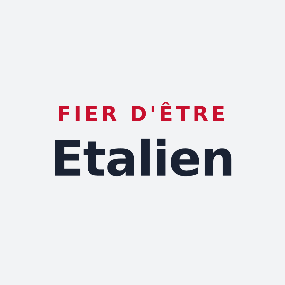 Poster « Fier d'être Etalien » — design pour Eteaux
