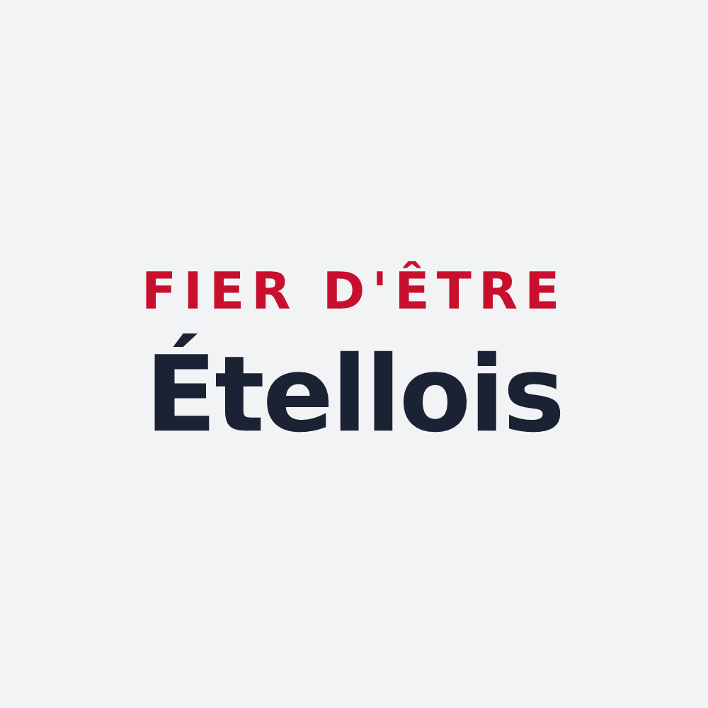 Poster « Fier d'être Étellois » — design pour Étel