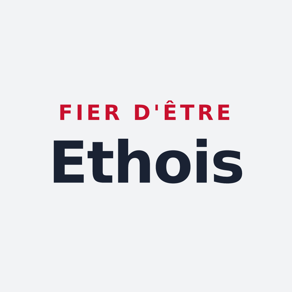 Poster « Fier d'être Ethois » — design pour Eth