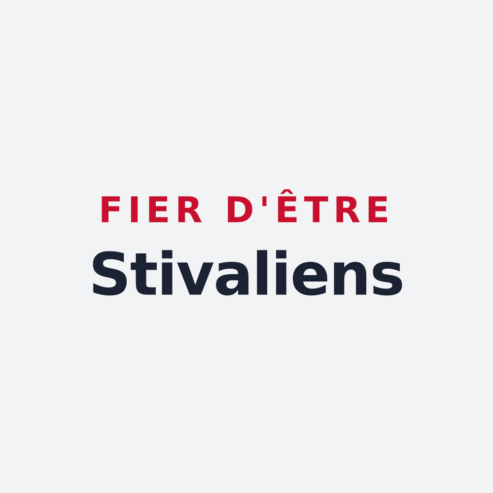 Poster « Fier d'être Stivaliens » — design pour Étival-Clairefontaine