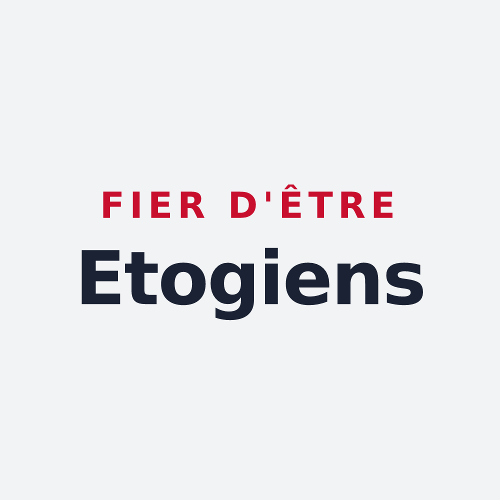 Poster « Fier d'être Etogiens » — design pour Étoges