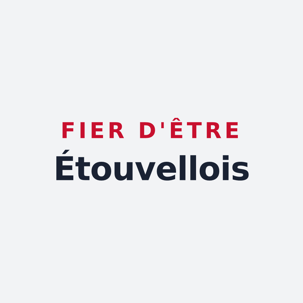 Poster « Fier d'être Étouvellois » — design pour Étouvelles