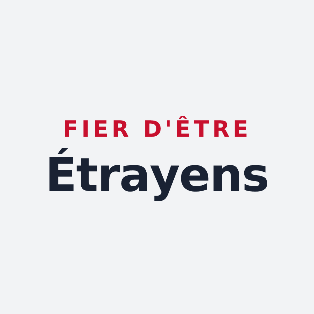 Poster « Fier d'être Étrayens » — design pour Étraye