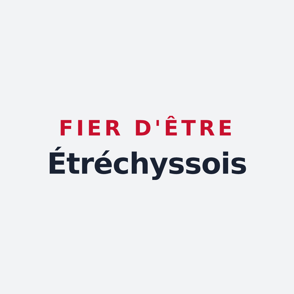 Poster « Fier d'être Étréchyssois » — design pour Étréchy