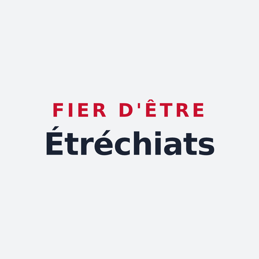 Poster « Fier d'être Étréchiats » — design pour Étréchy