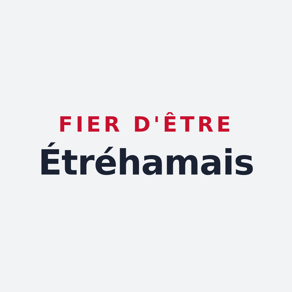 Poster « Fier d'être Étréhamais » — design pour Étréham
