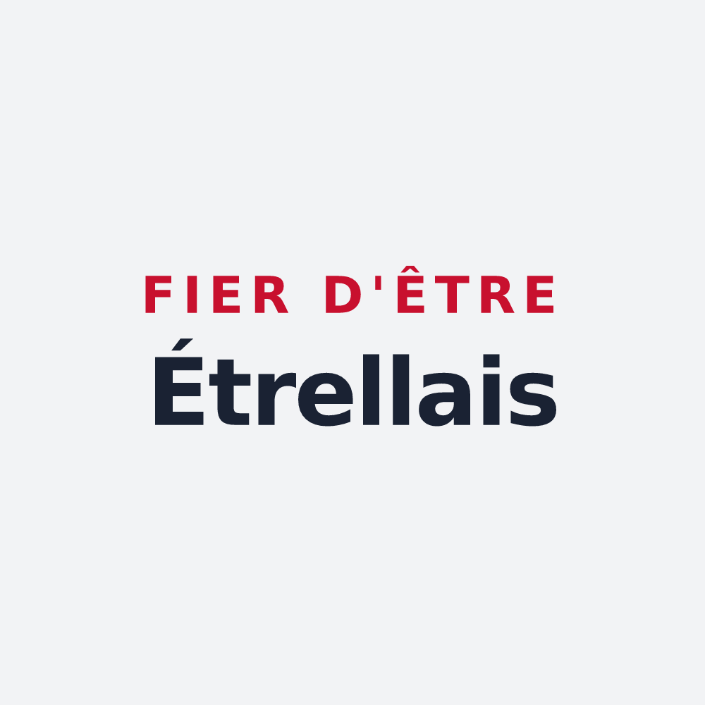 Poster « Fier d'être Étrellais » — design pour Étrelles