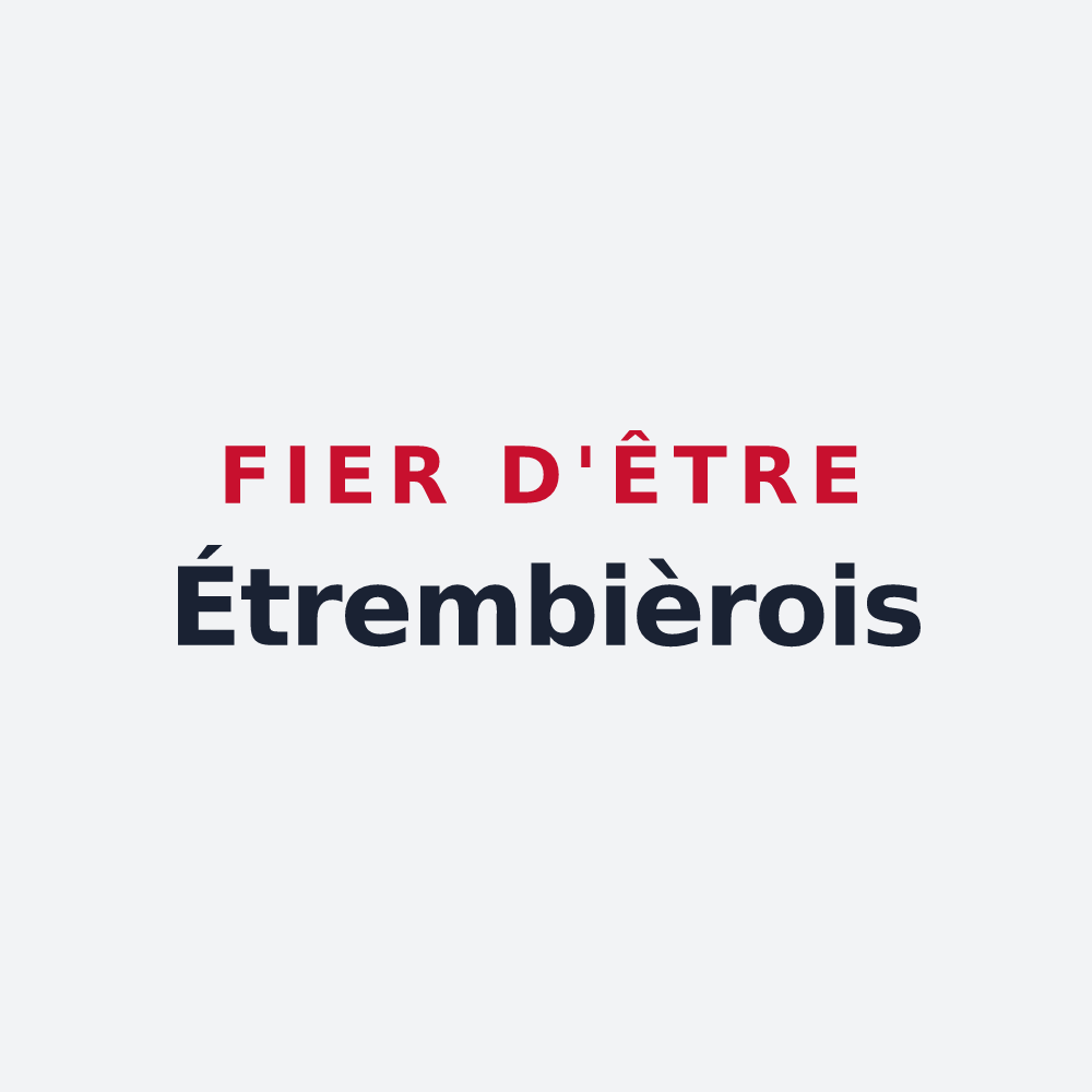 Poster « Fier d'être Étrembièrois » — design pour Étrembières