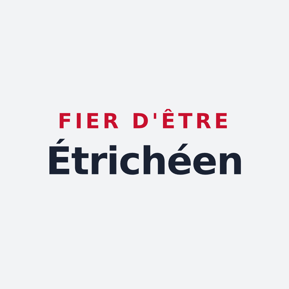 Poster « Fier d'être Étrichéen » — design pour Étriché